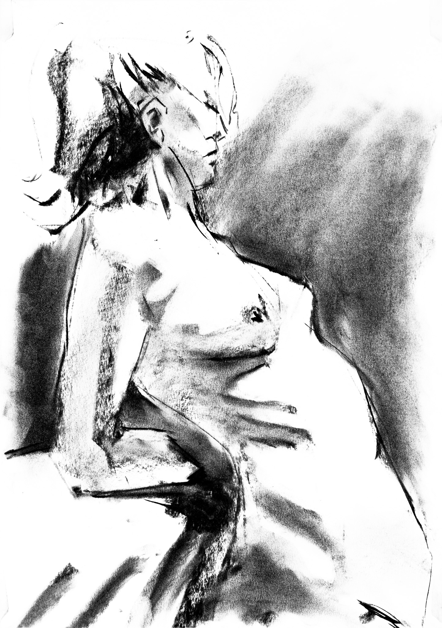 Anna - Charcoal Drawing