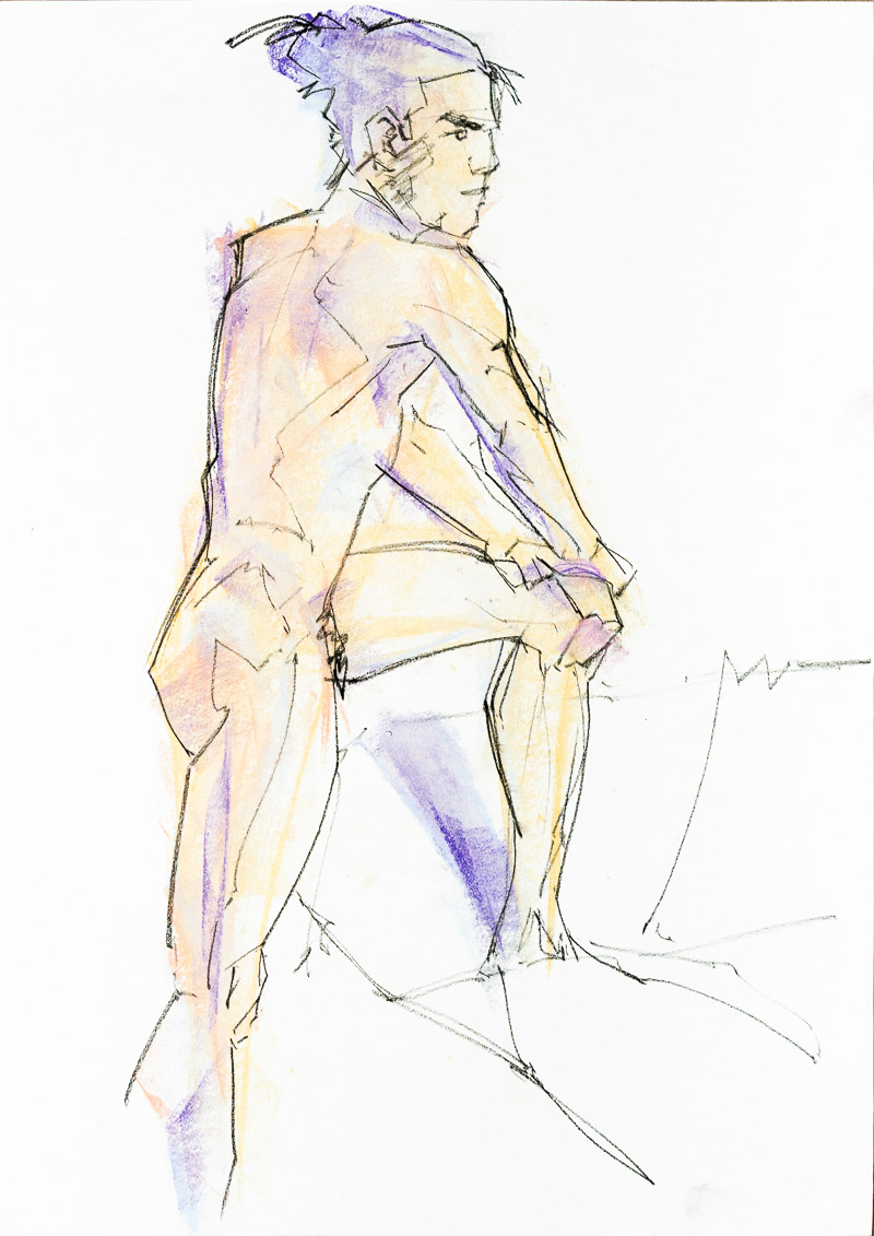 Chris - Chalk Pastel Drawing